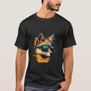 Animals Graphic  Wolf Wearing Sunglasses 1 T-Shirt
