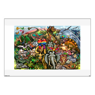 Animals Great and Small Wall Sticker