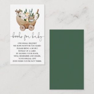 Animals Greenery Boho Books For Baby Card