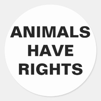 Animals Have Rights Sticker