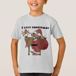 Animals I Love Christmas Tshirts and Gifts