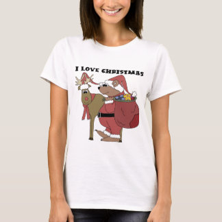 Animals I Love Christmas Tshirts and Gifts