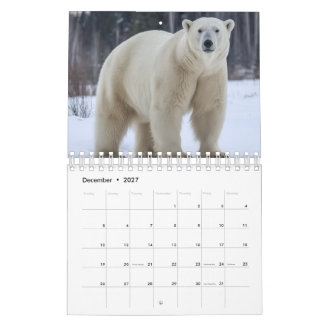 Animals image calendar