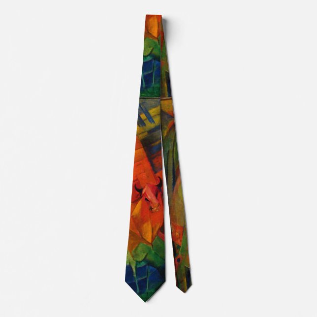 Animals in a Landscape by Franz Marc Tie (Front)