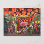 Animals In China Town Postcard at Zazzle