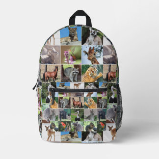 Animals in Nature Wildlife Boys Backpack