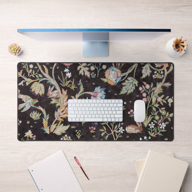 Animals in The Flower Garden, William Morris Desk Mat (Office 1)