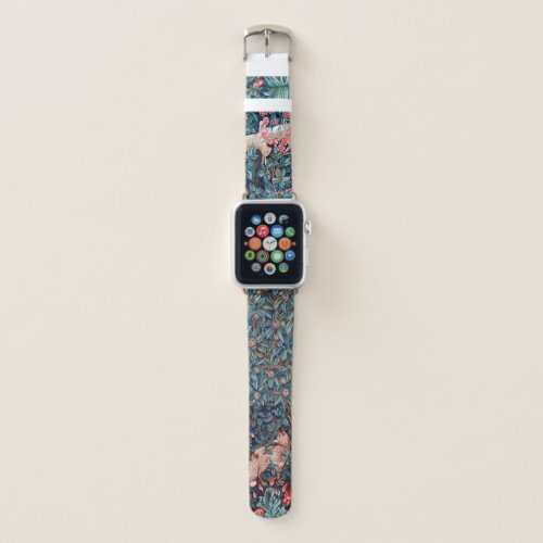 Animals in The Forest William Morris Apple Watch Band