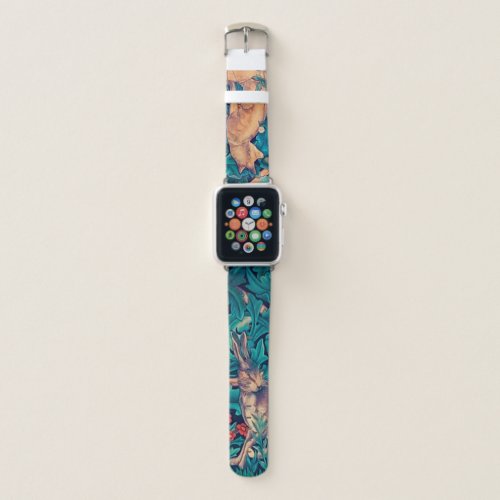Animals in The Forest William Morris Apple Watch Band
