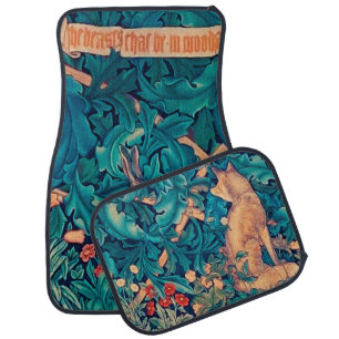 Animals in The Forest, William Morris Doormat Car Floor Mat
