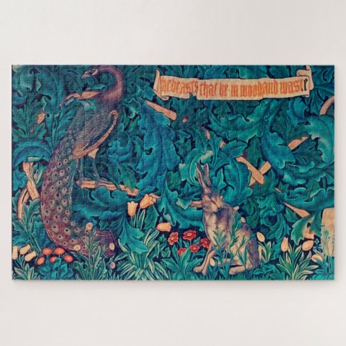 Animals in The Forest William Morris Jigsaw Puzzle