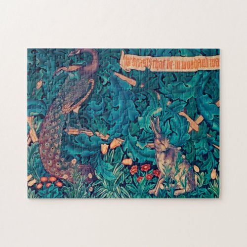 Animals in The Forest William Morris Jigsaw Puzzle