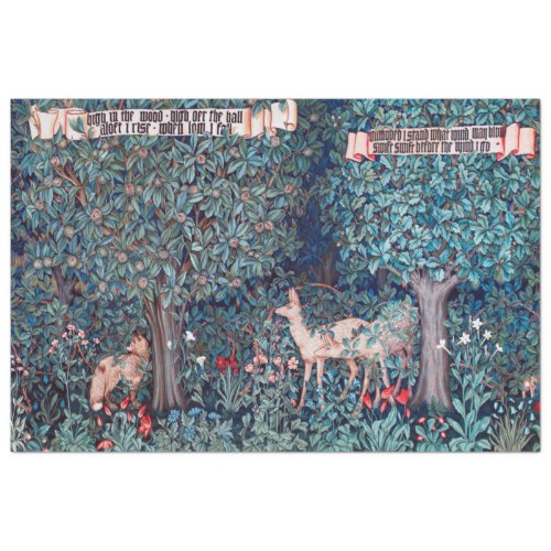 Animals in The Forest William Morris Tissue Paper