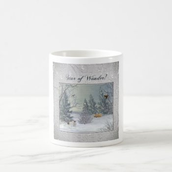 Animals In The Winter Forest  Tree With Star  Star Coffee Mug by toots1 at Zazzle