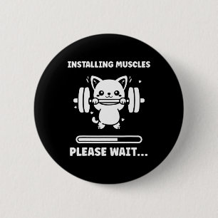 Animals Installing Muscles Fitness Bodybuilding Ca Button