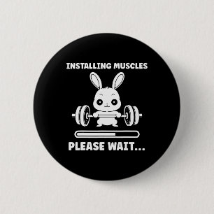 Animals Installing Muscles Fitness Bodybuilding Ra Button