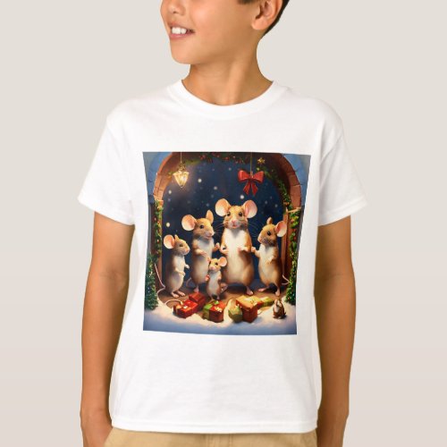 Animals Jazzing Up Christmas with Musical Chairs M T_Shirt