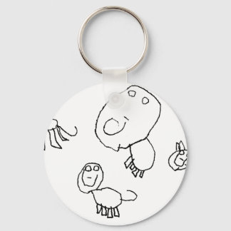 Animals Keychain