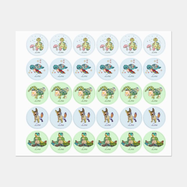 animals labels (Sheet)