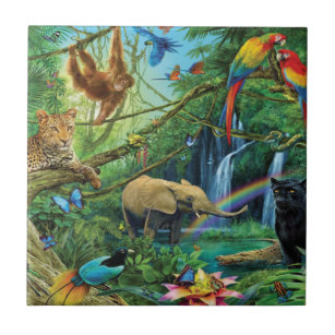 Diamond Painting Jungle Animals