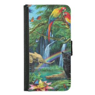 Animals living together throw pillow samsung galaxy s5 wallet case