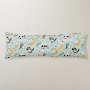 Animals, Moons and Stars Body Pillow