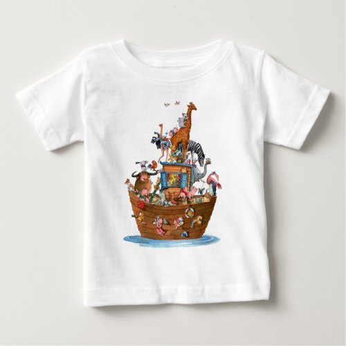 Animals Noahs Ark _  Baby T_shirt