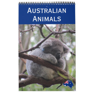 animals of australia 2024  calendar