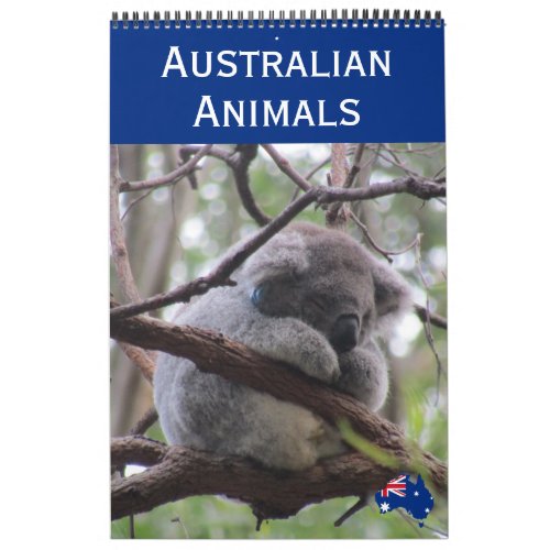animals of australia 2025 calendar