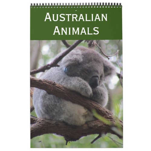 animals of australia 2025 calendar