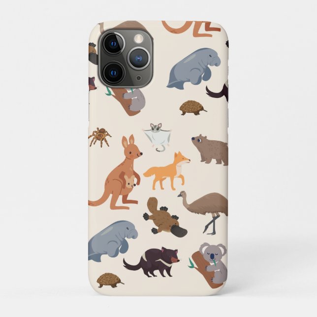 Animals of Australia Aussie Wildlife Case-Mate iPhone Case (Back)
