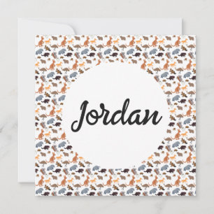 Animals of Australia Aussie Wildlife Invitation