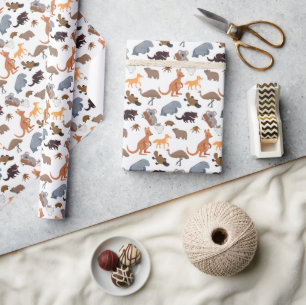 Animals of Australia Aussie Wildlife Wrapping Paper