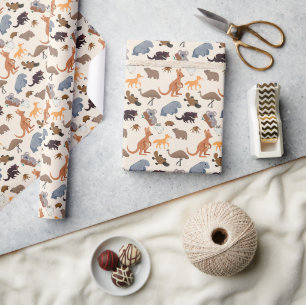 Animals of Australia Aussie Wildlife Wrapping Paper