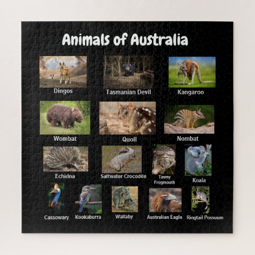 Animals of Australia Jigsaw Puzzle