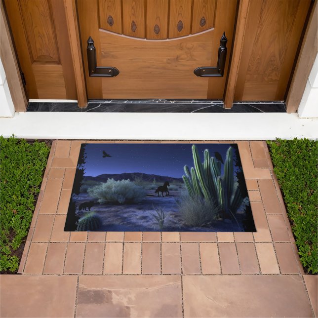Animals of Desert Landscape Southwest Doormat (Outdoor)