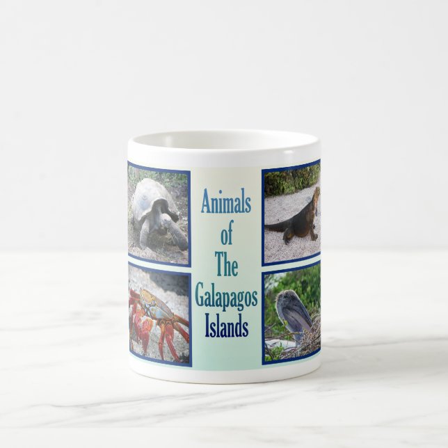 Animals of the Galapagos Islands Coffee Mug (Center)