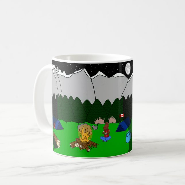 Animals of the World, Canada: Moose Coffee Mug (Front Left)