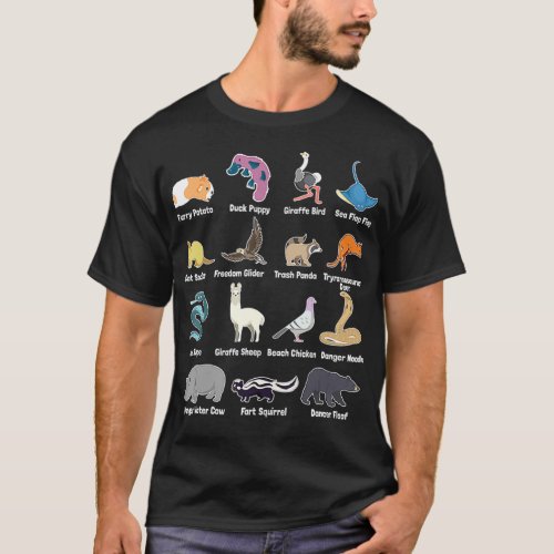 Animals Of The World  Rare Exotic Animals Funny T_Shirt