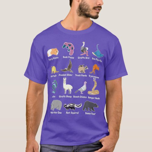 Animals Of The World  Rare Exotic Animals Funny T_Shirt