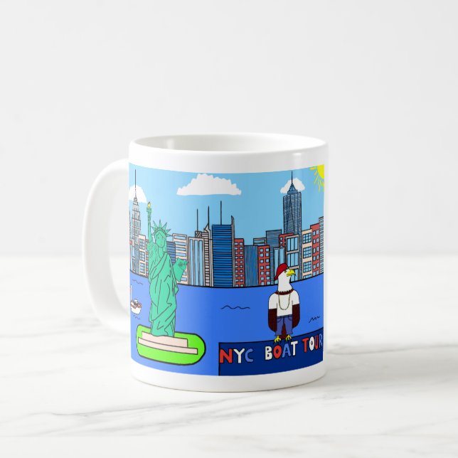 Animals of the World, USA: Bald Eagle Coffee Mug (Front Left)