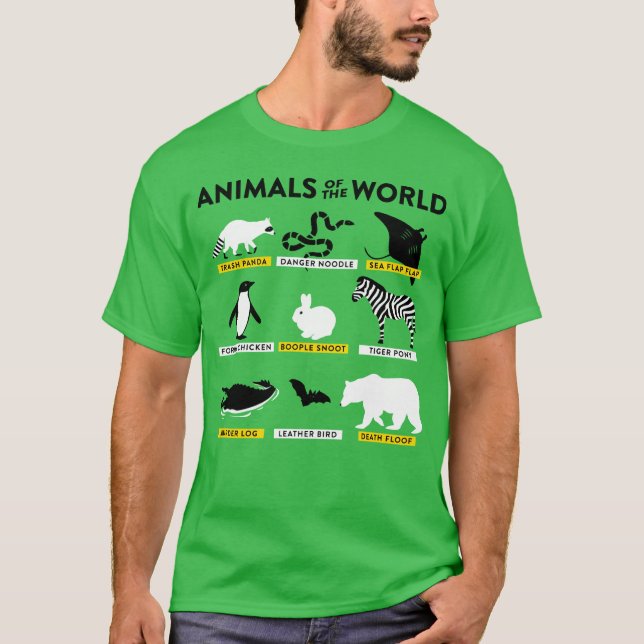 ANIMALS OFHE WORLD friends T-Shirt (Front)