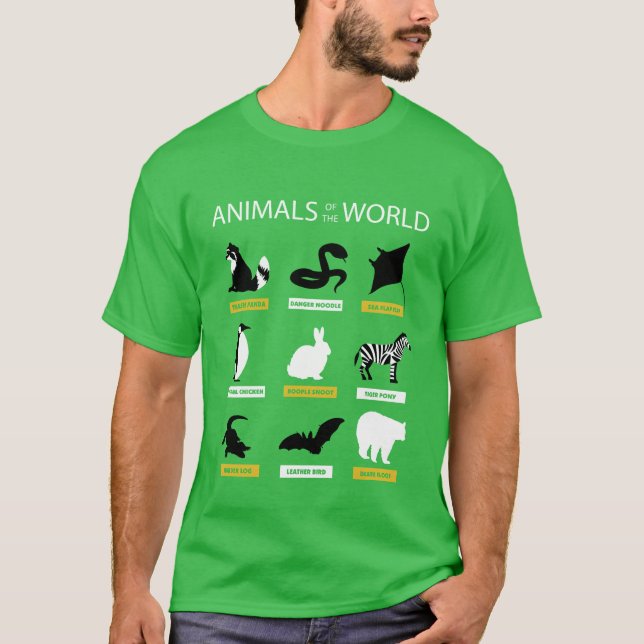 Animals Ofhe World Meme Rare Animals girl T-Shirt (Front)