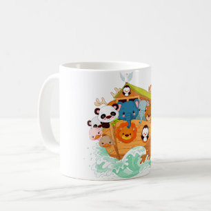 Animals On Noahs Art Mug