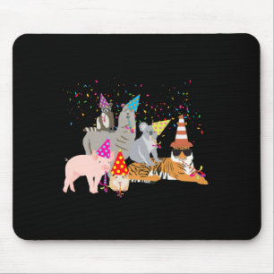 Animals Partying Cute Animals Having A Party _1 Mouse Pad
