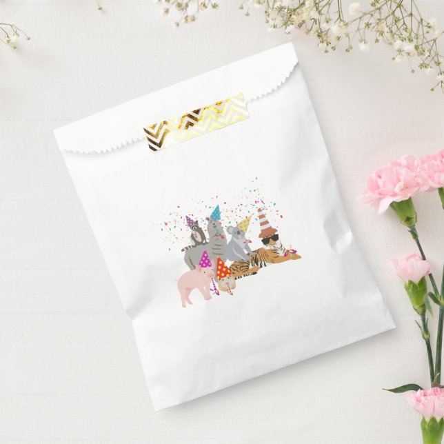 Animals Partying - Cute Animals Having a Party Favor Bag (Sealed)