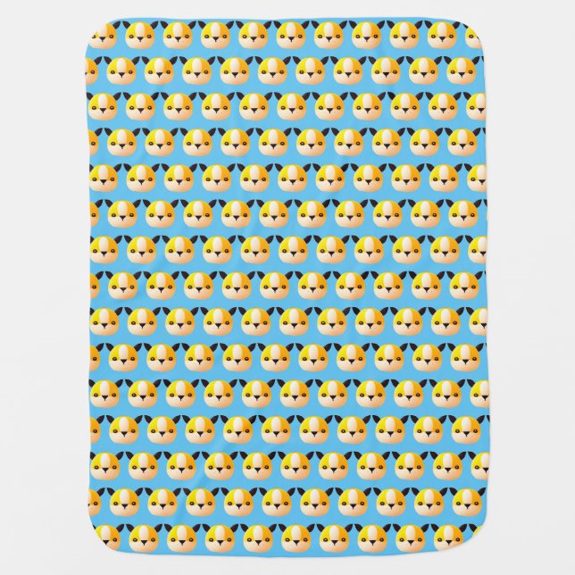 Animals Pattern Baby Blanket (Front)