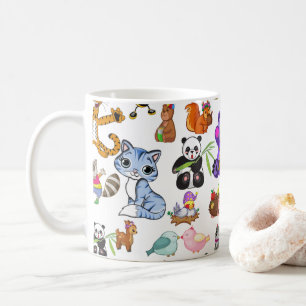 Animals Pattern Coffee Mug