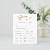 Animals Pet Sitter Dog Walker Pet Report Card (Standing Front)