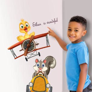 Animals Racing Wall Decal